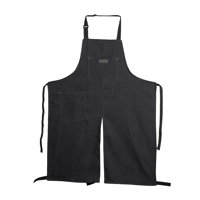 Bothyi - Delantal De Pierna Dividida De Mezclilla De Cerámica, Moda Para Hombres Y Mujeres Para Manualidades, Jardín Y Patio