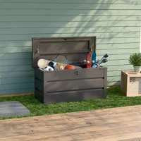 Recilock - Caja Jardín Metalica - Gb-01B Brown