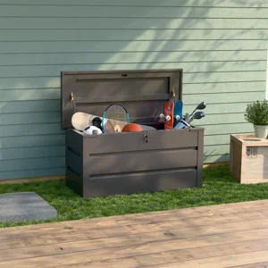 Recilock - Caja Jardín Metalica - Gb-01B Brown