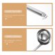 thumbnail image 3 of Xiao Hua Juego de 2 Piezas de Cucharas de Acero Inoxidable con Ganchos para Fácil Almacenamiento, Cuchara de Cocina de Mango Largo, Plateado, 11.8in+9.84in, 3 of 4