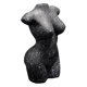 thumbnail image 4 of Florero De Cuerpo Femenino De Resina Maceta De Plantas De Resina Estatuas De Mujer Decoración De Adorno De Escritorio Negro, 4 of 5