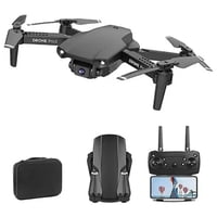 Genérico - Dron Con Doble Cámara Ajustable Fpv Plegable Negro