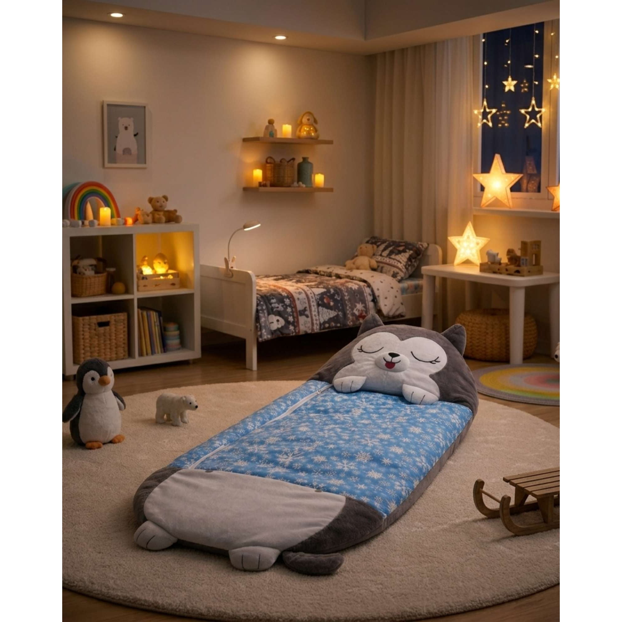 Mylhogar - Saco De Dormir Otoño-invierno Happy Nappers Para Niños Ultra Suave