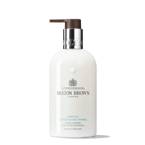 Loción de manos Molton Brown con ciprés costero e hinojo marino, 300 ml