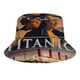 thumbnail image 1 of Película Titanic Sombrero bucket para adultos, gorra de protección solar, sombrero de pescador plegable para viajes al aire libre, pesca y actividades de verano, 1 of 6