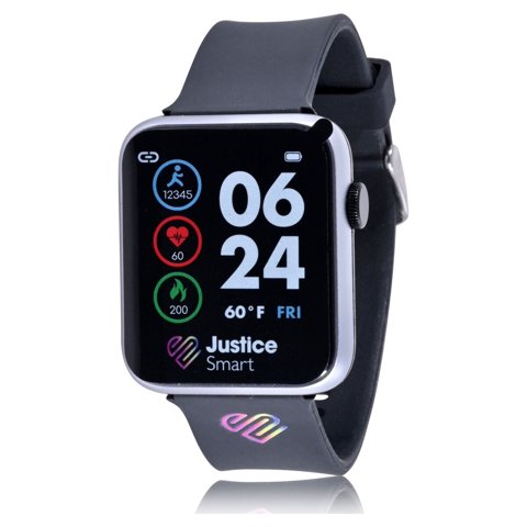 Smartwatch Justice Digital Correa Silicona Negro Jse4225Wm