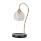 thumbnail image 1 of Lámpara Moderna De Cera Derretida, Calentador De Velas, Pantalla De Cristal, Luz De Mesa, Enchufe Europeo, Base De Mármol Negro, 1 of 5