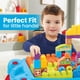 thumbnail image 4 of Set de juguetes Mega Bloks First Builders para niños pequeños con 30 piezas, color azul, 4 of 6