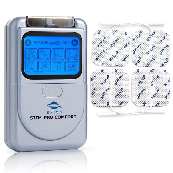 Unidad TENS axion STIM-PRO Comfort con 4 Electrodos