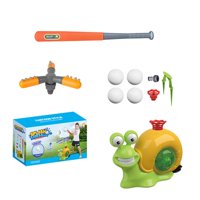 Magideal - Juguete De Béisbol Con Rociador De Agua 2 En 1, Juego De Agua De Verano, Juguete De Verano, Béisbol De Agua Con Rociador Giratorio De 360 Degree Para Niños Con Boquilla Giratoria