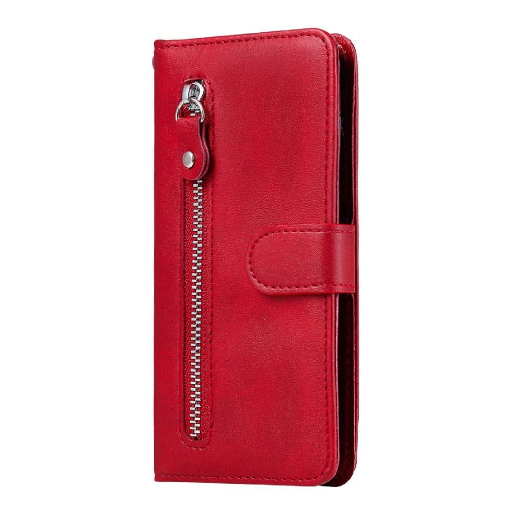 Gangxun - Funda Con Cremallera Para Samsung Galaxy S20 Fe 4g/5g, Carcasa Cartera De Cuero Pu Con Soporte Y Tarjetero