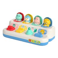 Magideal - Banco De Libra De Juguete, Martillo De Juguete, Desarrollo Educativo, Arcade Clásico, Banco De Madera Para Golpear, Juego De Martilleo Para Autobús,