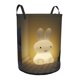 thumbnail image 2 of Miffy Cesta de lavandería de gran capacidad redonda con asa, bolsa para ropa sucia plegable, almacenamiento para dormitorio, baño y lavadero 44x35 cm, 2 of 6