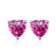 thumbnail image 2 of Aretes de Moissanita de 2-4 Cttw para Mujer y Hombres Corte Corazón Color D Claridad VVS1 Plata de Ley 925 Aretes Pequeños de Diamante Aretes de Moissanita con Certificado, 2 of 6