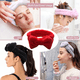 thumbnail image 5 of Diademas de belleza para mujer, extra suaves y ultraabsorbentes, cómodas para lavar el maquillaje, la ducha, el cuidado facial, el spa, banda gruesa para el cabello para niñas., 5 of 5