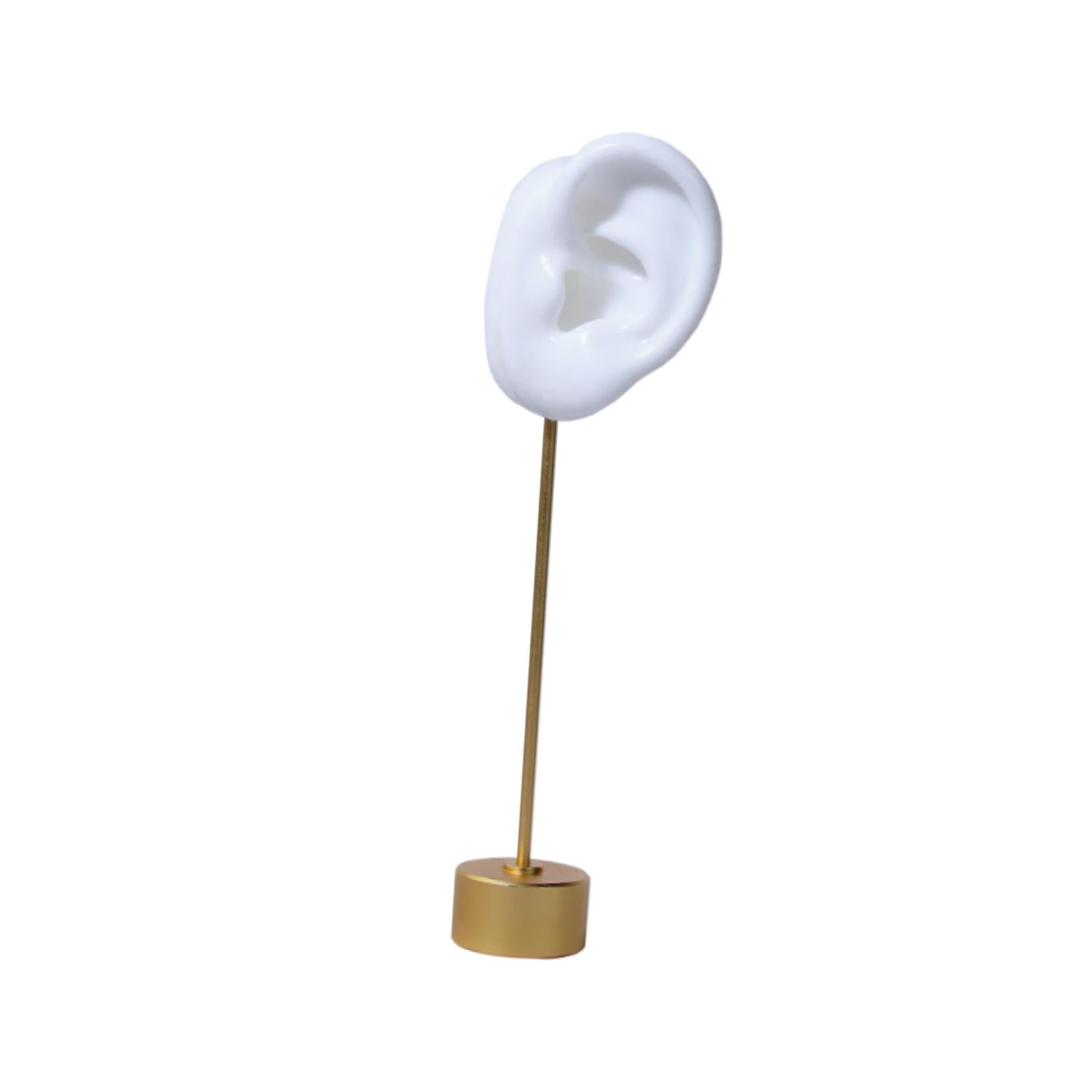 Ioensy - Soporte De Exhibición De Aretes Organizador De Pernos De Oreja Con Forma De Oreja De Silicona Oreja Izquierda