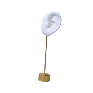 Ioensy - Soporte De Exhibición De Aretes Organizador De Pernos De Oreja Con Forma De Oreja De Silicona Oreja Izquierda