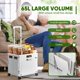 thumbnail image 2 of Carrito Plegable Multifuncional Dkenicor 65L Capacidad 36kg 4 Ruedas, 2 of 7