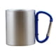 thumbnail image 3 of Vasos Con Mosquetón Taza Para Acampar Viajes Al Aire Libre Metal Senderismo Escalada 150ml Azul, 3 of 3
