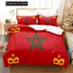 thumbnail image 1 of Morocco Flag Bedding Set Boys Girls Duvet Cover Pillowcase Bed Kids Adult Fashion Home Textileextile, 1 of 5