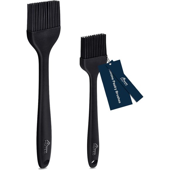 Cepillos HOTEC para repostería, 2 piezas, resistentes hasta 660 °F