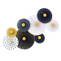 Magideal - Abanicos De Papel Para Colgar, 8 Uds., Decoraciones De Tejido, Artesanía De Papel Para Colgar, Cumpleaños, Boda, Baby Shower, Suministros Para Fiestas C