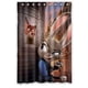 thumbnail image 1 of Cortina de ducha de conejo Judy para Zootopia, juego de cortina de baño con ganchos, tamaño 48 x 72 pulgadas, 1 of 3