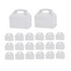 thumbnail image 3 of 20 Piezas Cajas Para Pasteles Contenedores Portátiles Para Cupcakes Para Cocina Picnic Al Aire Libre Plata, 3 of 3