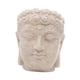 thumbnail image 2 of Buda Figurina De La Figura De La Cabeza Estatua De Resina De Flores Para El Dormitorio Al Aire Libre Estilo Patio Al Aire Libre A, 2 of 5