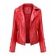 thumbnail image 5 of Falda Sharo Classic Leather Roja, 5 of 7
