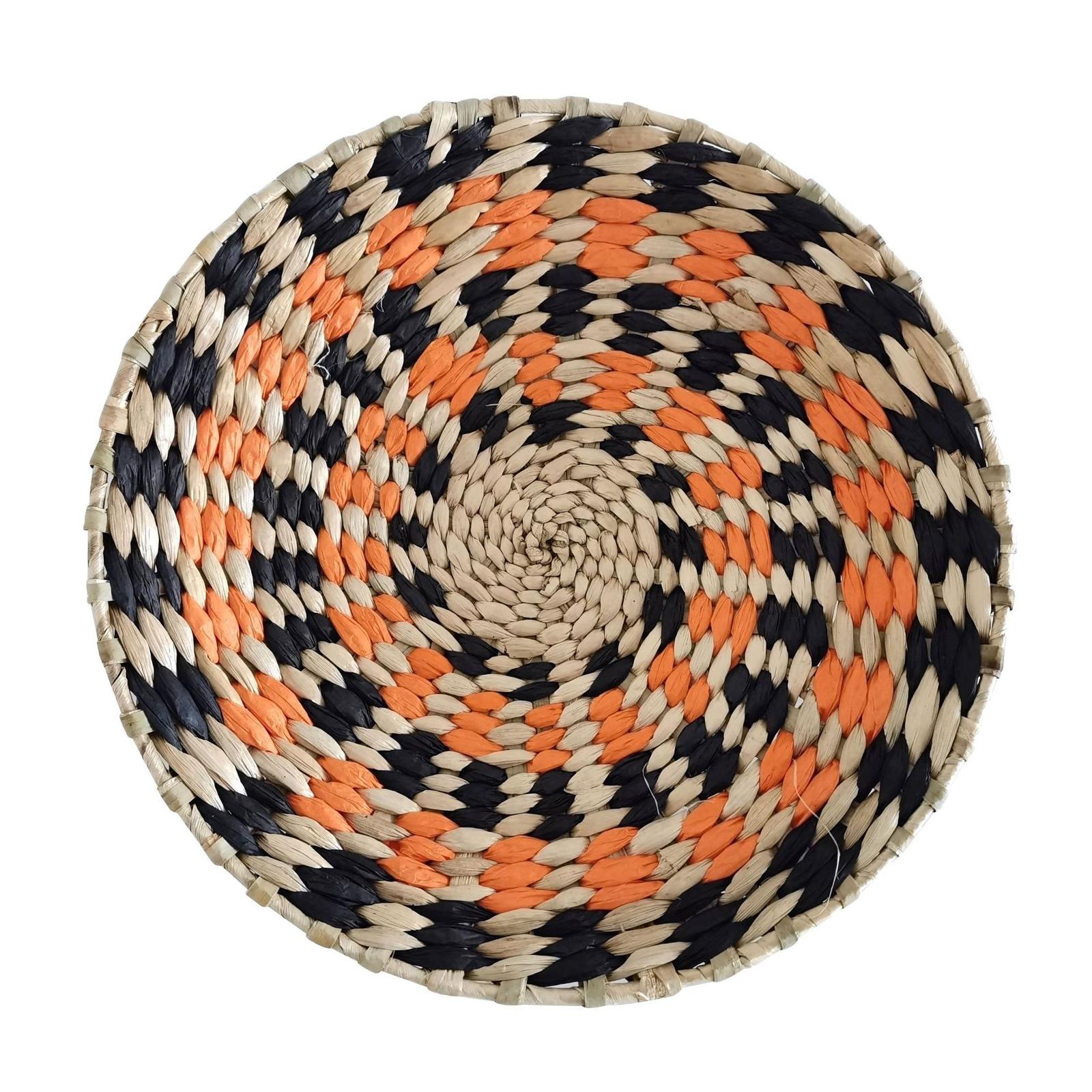 Bothyi - Cesta De Algas Marinas Cesta Tejida Decoración De Pared Para Sala De Estar Casa De Campo Decorativa 30 Cm Estilo C