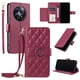 thumbnail image 1 of Funda tipo billetera FOXDOCK para Realme C65 5G – Tapa abatible con correa para mujer, 1 of 5