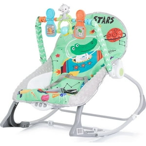 Bbqool - Silla Nido Mecedora Rocker Dino Green