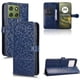 thumbnail image 1 of Funda Cartera Lunares Motorola Edge 70 con Tarjetero, Correa y Soporte Azul, 1 of 6