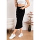 thumbnail image 3 of Falda Larga Mujer Cargo Tiro Alto Jeans Full Elasticada 6018, 3 of 4