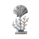 thumbnail image 4 of Estatuilla De Madera Escultura De Mesa Decoraciones De Playa Náuticas Estatuilla De Coral Concha, 4 of 5