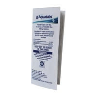 Tabletas De Purificación De Agua Aquatabs 49 Mg (Paquete De 100)