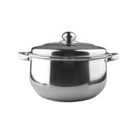 Cacerola 6,5Lt 26X14Cm Acero Inoxidable Gris Wolfen