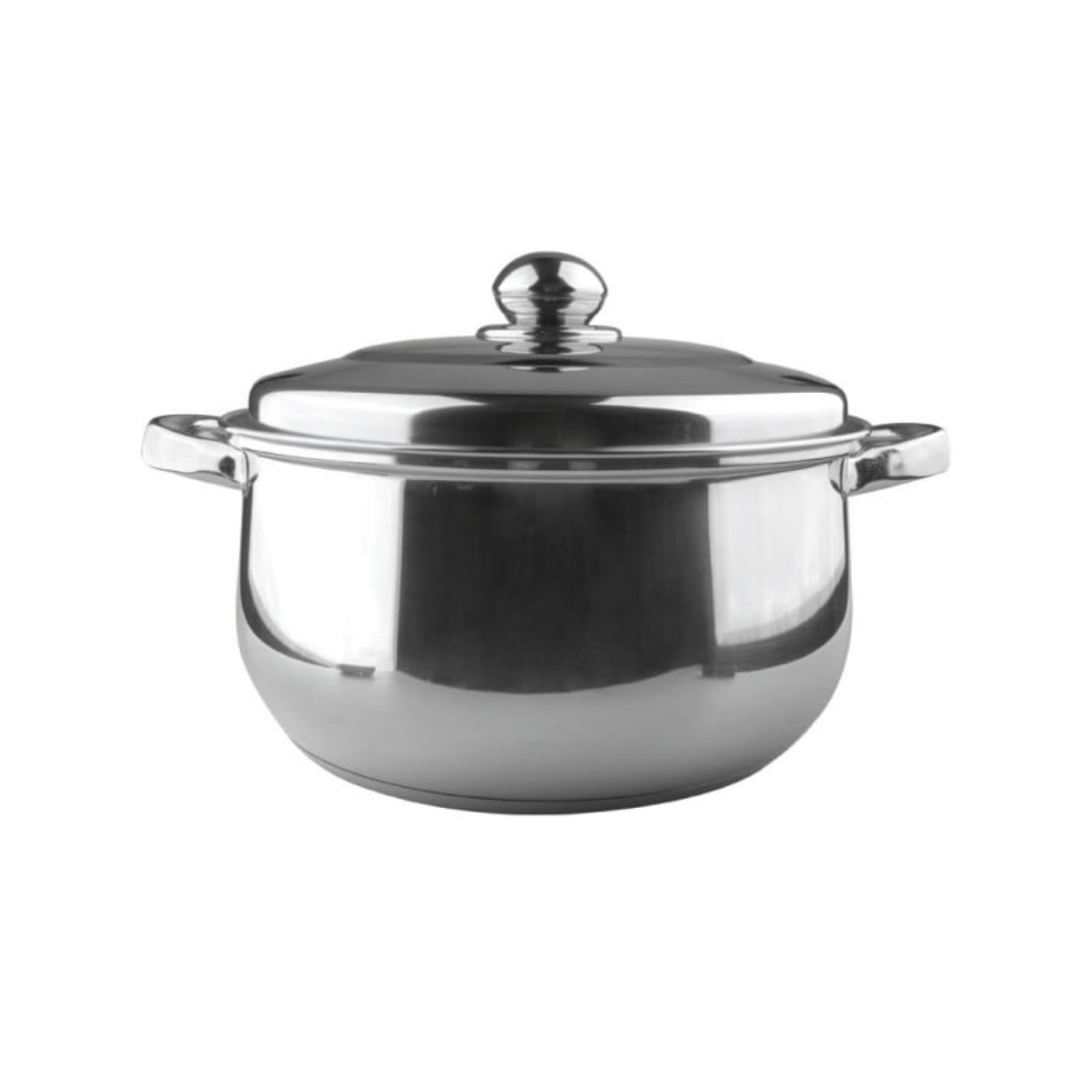 Cacerola 6,5lt 26x14cm Acero Inoxidable Gris Wolfen