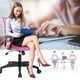 thumbnail image 3 of Silla De Oficina Con Soporte Lumbar Ergonómico De Malla Rosa, 3 of 9