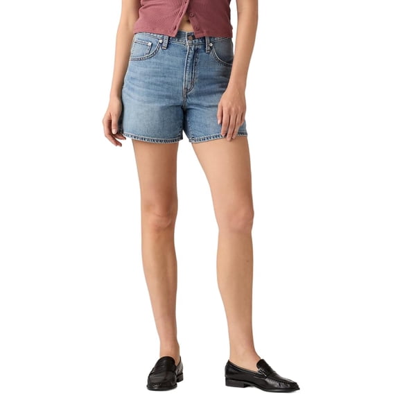 Short Cinch De Tiro Alto Hasta Medio Muslo Para Mujer Talla 29