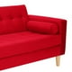 thumbnail image 4 of Sofa Retro 3c Felpa 05 Rojo, 4 of 6