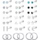 thumbnail image 1 of Set de Aros LOLIAS 21 Paris Acero 316L Flat Back, 1 of 3