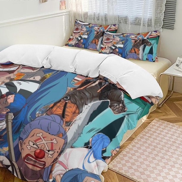 Buggy Bed Duvet Cover Funny Anime Cartoon Bedding Se Lightweight3 Piece Comforter Se, cases