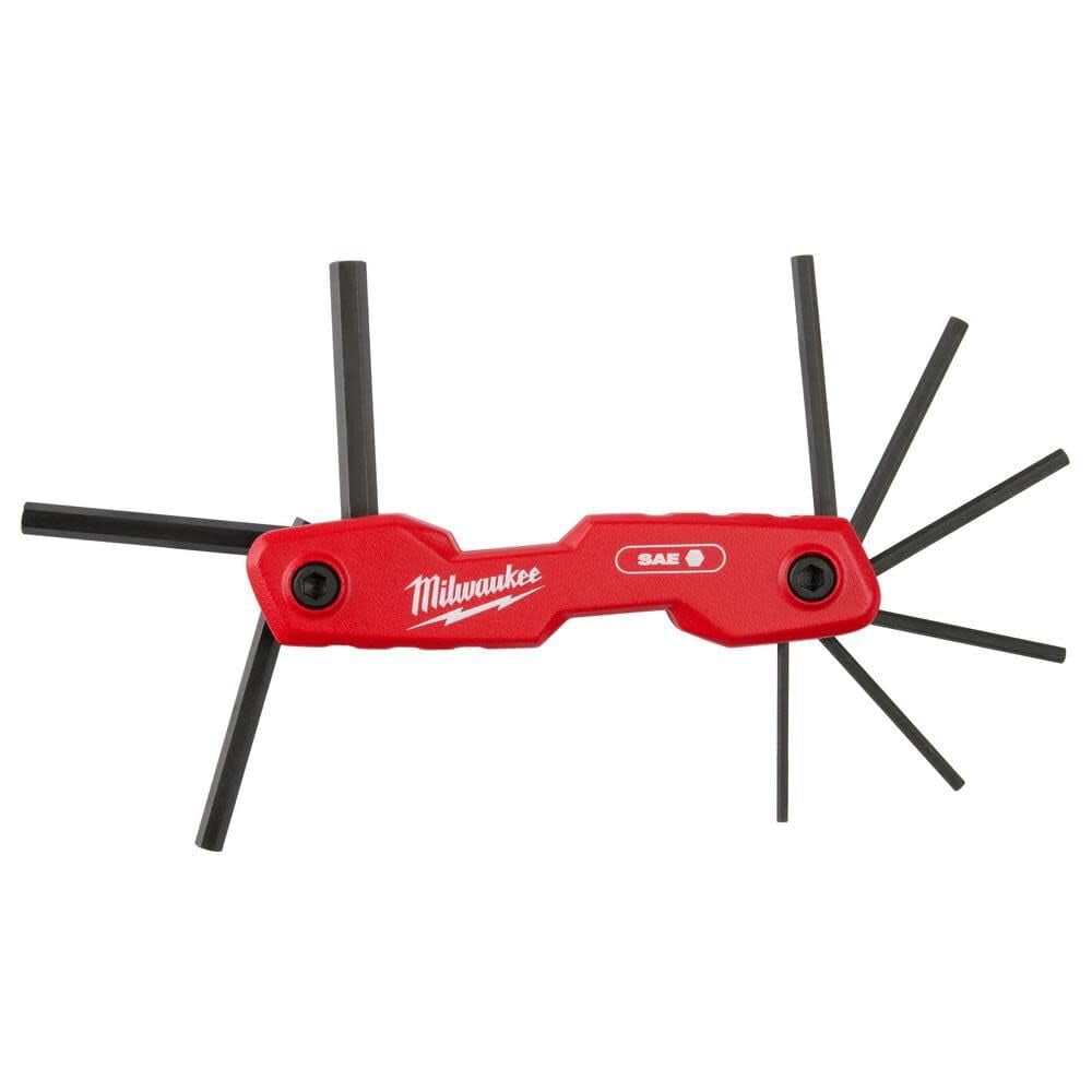 Juego De Llaves Hexagonales Milwaukee Electric De 9 Llaves Plegables Sae