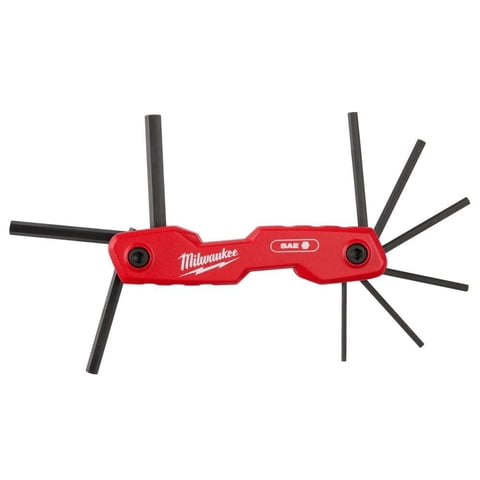 Juego De Llaves Hexagonales Milwaukee Electric De 9 Llaves Plegables Sae