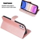 thumbnail image 3 of Funda con Cremallera para iPhone 11, Carcasa Cartera de Cuero PU con Soporte y Tarjetero, 3 of 6