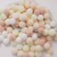 thumbnail image 1 of Xiao Hua Bolas de pelo para manualidades, 100 unidades, serie beige, diámetro 2 cm, bolas de felpa suaves y esponjosas para proyectos de manualidades, decoración de fiestas y festivales., 1 of 3