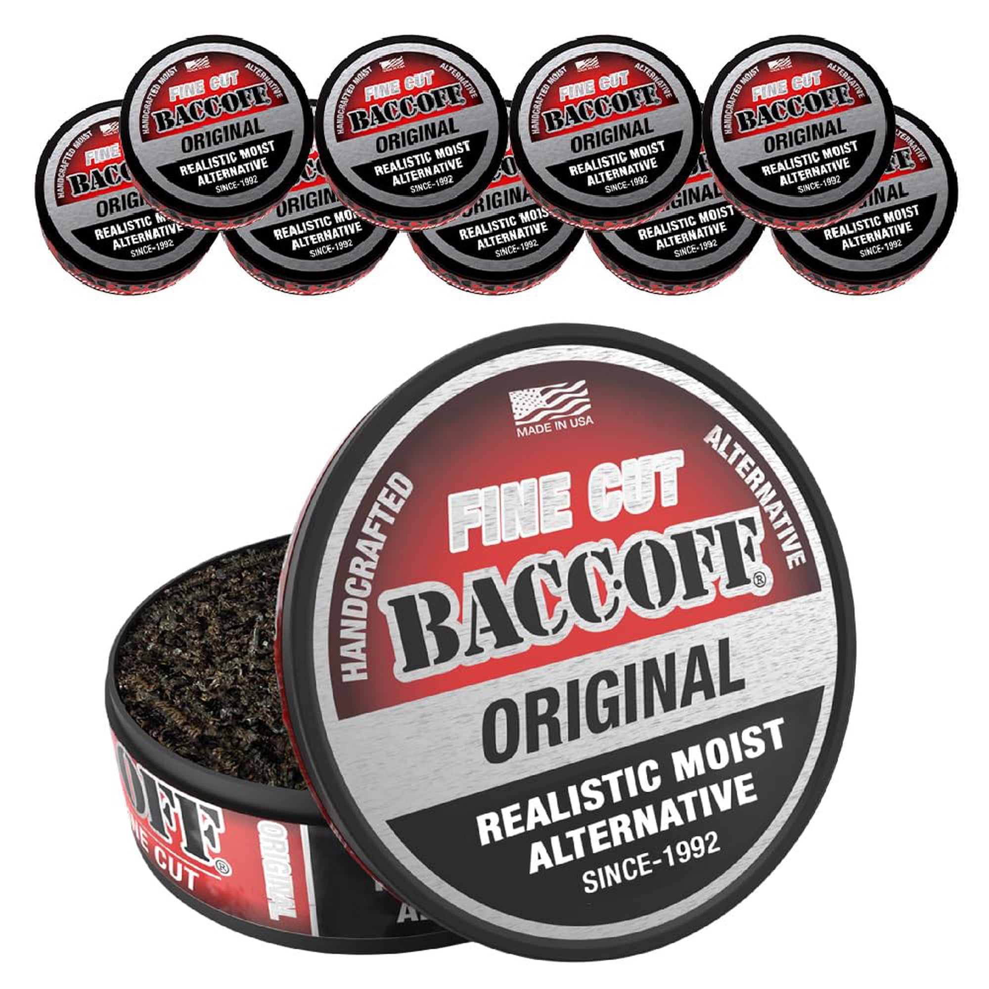 Tabaco De Mascar Bacc Off Original, Base De Té Negro De Corte Fino