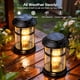 thumbnail image 2 of Farol solar Garpar impermeable para exterior con soporte de pared, 2 of 8